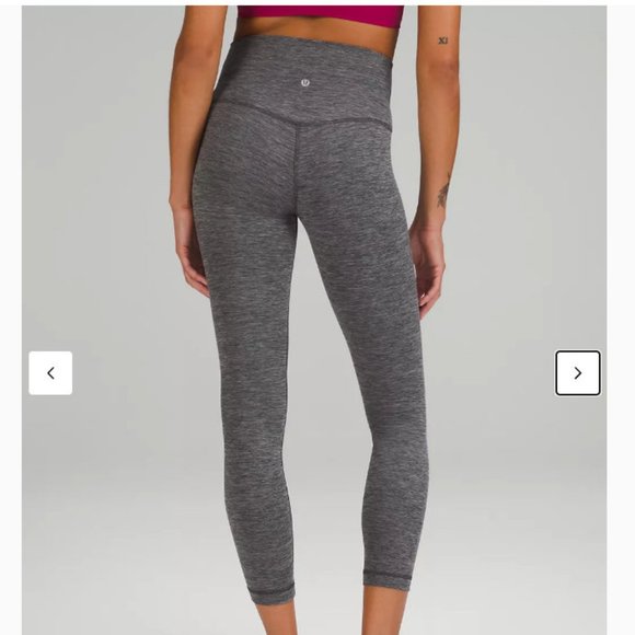 NWOT LULULEMON Align™ High-Rise Pant 25" Heather Gray - Picture 1 of 7